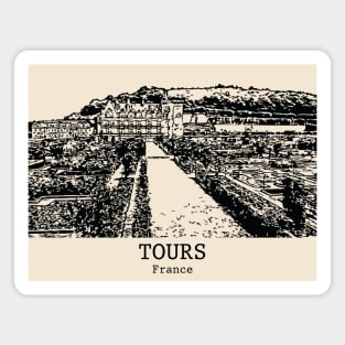 Tours - France Magnet